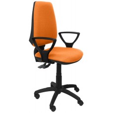 SILLA ELCHE S BALI NARANJA BRAZOS FIJOS