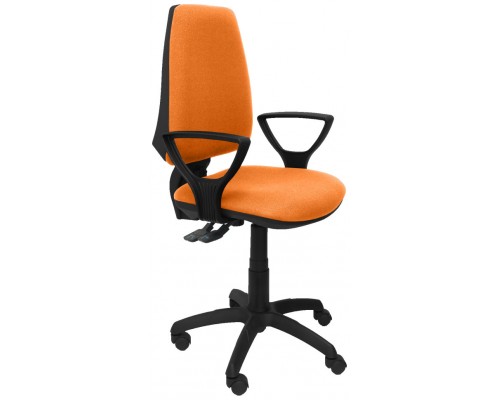 SILLA ELCHE S BALI NARANJA BRAZOS FIJOS