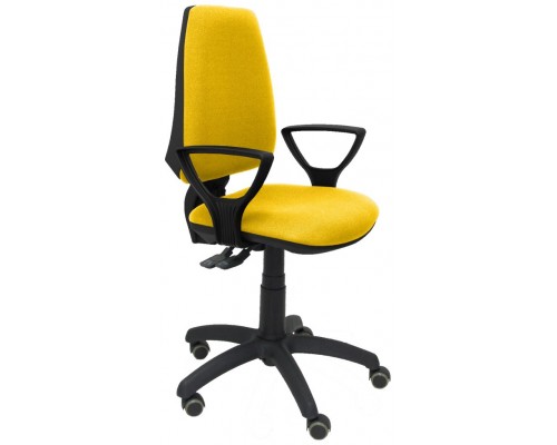 SILLA ELCHE S BALI AMARILLO BRAZOS FIJOS RUEDAS D