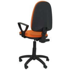 SILLA AYNA BALI NARANJA CLARO CON BRAZOS