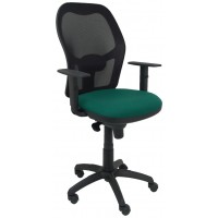 SILLA JORQUERA MALLA NEGRA ASIENTO BALI VERDE