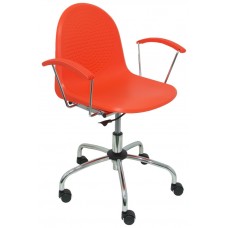 SILLA VES GIRATORIA COLOR NARANJA