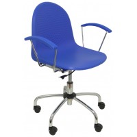 SILLA VES GIRATORIA COLOR AZUL