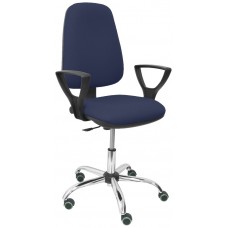 SILLA SOCOVOS BALI AZUL MARINO BRAZOS FIJOS