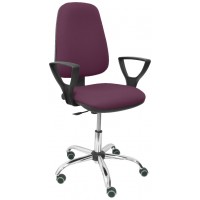 SILLA SOCOVOS BALI MORADO BRAZOS FIJOS