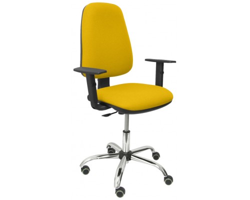 SILLA SOCOVOS BALI AMARILLO BRAZOS REGULABLES