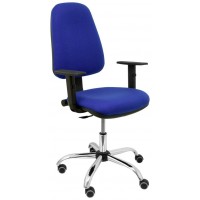 SILLA SOCOVOS BALI AZUL BRAZOS REGULABLES