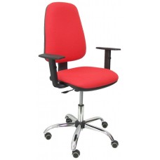 SILLA SOCOVOS BALI ROJO BRAZOS REGULABLES