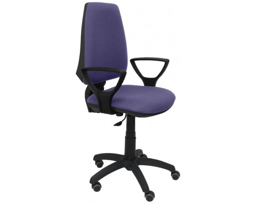 SILLA ELCHE CP BALI AZUL CLARO BRAZOS FIJOS RUEDA