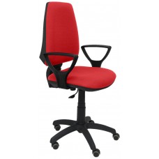 SILLA ELCHE CP BALI ROJO BRAZOS FIJOS RUEDAS DE P