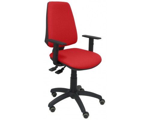 SILLA ELCHE S BALI ROJO BRAZOS REGULABLES RUEDAS