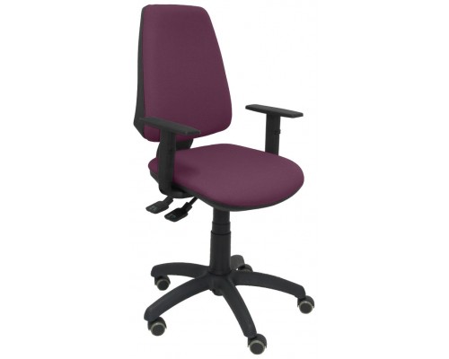 SILLA ELCHE S BALI MORADO BRAZOS REGULABLES RUEDA