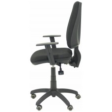 SILLA ELCHE S BALI NEGRO BRAZOS REGULABLES RUEDAS