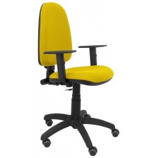 SILLA AYNA BALI AMARILLO BRAZOS REGULABLES RUEDAS