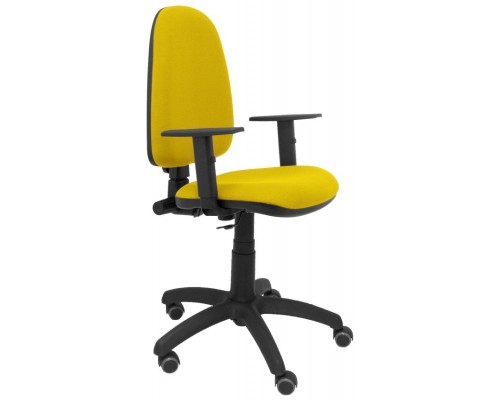 SILLA AYNA BALI AMARILLO BRAZOS REGULABLES RUEDAS