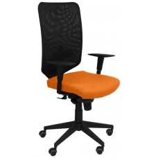 SILLA OSSA NEGRA BALI NARANJA