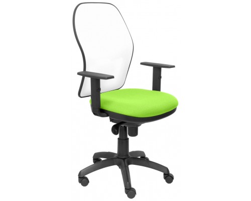 SILLA JORQUERA MALLA BLANCA ASIENTO BALI VERDE PI