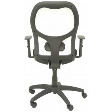 SILLA JORQUERA MALLA BLANCA ASIENTO BALI NEGRO