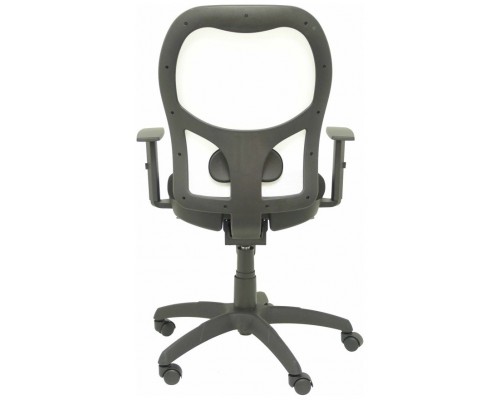 SILLA JORQUERA MALLA BLANCA ASIENTO BALI NEGRO