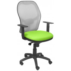 SILLA JORQUERA MALLA GRIS ASIENTO BALI VERDE PIST