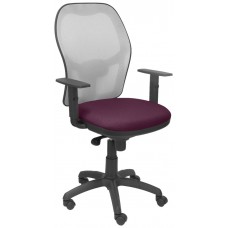 SILLA JORQUERA MALLA GRIS ASIENTO BALI MORADO