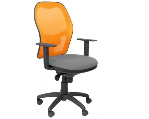 SILLA JORQUERA MALLA NARANJA ASIENTO BALI GRIS CL