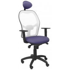 SILLA JORQUERA MALLA BLANCA ASIENTO BALI AZUL CLA