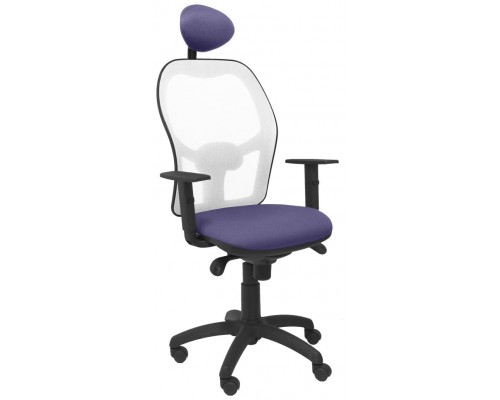 SILLA JORQUERA MALLA BLANCA ASIENTO BALI AZUL CLA