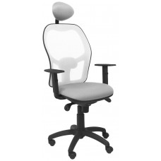 SILLA JORQUERA MALLA BLANCA ASIENTO BALI GRIS CLA