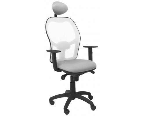 SILLA JORQUERA MALLA BLANCA ASIENTO BALI GRIS CLA