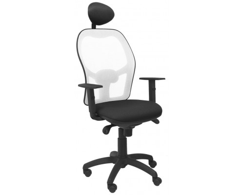 SILLA JORQUERA MALLA BLANCA ASIENTO BALI NEGRO CO