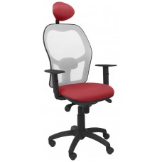 SILLA JORQUERA MALLA GRIS ASIENTO BALI GRANATE CO