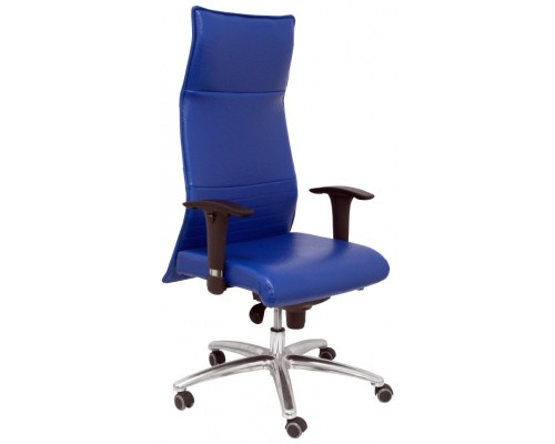 PIQUERAS Y CRESPO Sillon Albacete XL piel azul hasta 160kg