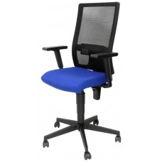 SILLA POVEDILLA RESPALDO MALLA NEGRO ASIENTO BALI