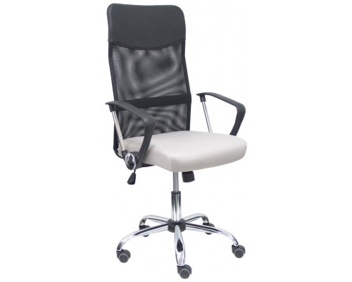 PIQUERAS Y CRESPO FOROL Silla Gontar respaldo malla negro asiento gris claro
