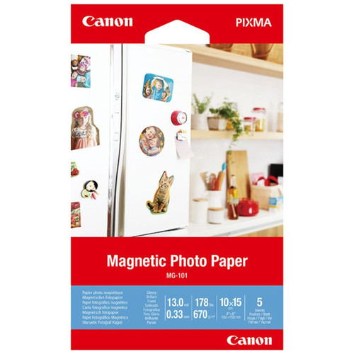 CANON Magnetic Photo Paper MG-101 5 hojas-IR30 CANON Magnetic Photo Paper MG-101 5 hojas
