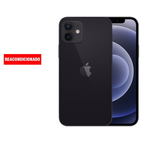 APPLE iPHONE 12 128GB BLACK REACONDICIONADO GRADO A+ (Espera 4 dias)