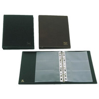 GRAFOPLAS Tarjetero basic PVC 4 anillas 10 fundas 60 tarjetas negro-IR30 GRAFOPLAS Tarjetero basic PVC 4 anillas 10 fundas 60 tarjetas negro