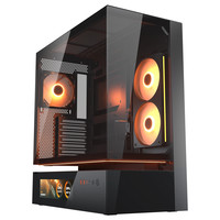 Cougar Caja Semitorre CFV235 Vision Black-IA20 Cougar Caja Semitorre CFV235 Vision Black
