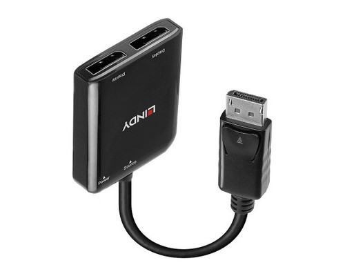 Lindy 38430 hub de interfaz DisplayPort 21600 Mbit/s Negro (Espera 4 dias)