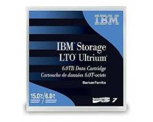 IBM DC Ultrium LTO-7 (BaFe) M8 media  etiquetado