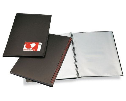 GRAFOPLAS Carpeta 10 fundas espiral oculto 80 micras folio