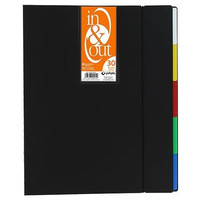 GRAFOPLAS Carpeta 30 fundas extraibles In&Out A4 negro