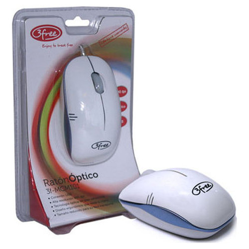 MOUSE 3FREE MCM101/WB DISEÂ¥O BLANCO AZUL-SX29 MOUSE 3FREE MCM101/WB DISEÂ¥O BLANCO AZUL