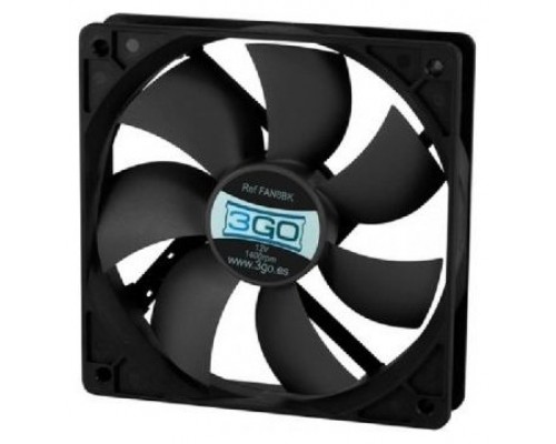 VENTILADOR 8CM 3GO NEGRO