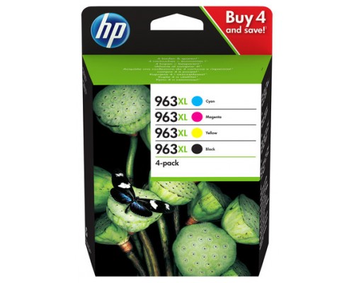 TINTA HP3YP35AE 963XL PACK 4 COLORES