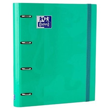 OXFORD CARPETA EUROPEANBINDER 4 ANILLAS CON GOMAS Y RECAMBIO A4+ MENTA HELADA-IR40 OXFORD CARPETA EUROPEANBINDER 4 ANILLAS CON GOMAS Y RECAMBIO A4+ MENTA HELADA