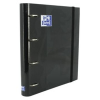 OXFORD CARPETA EUROPEANBINDER 4 ANILLAS CON GOMAS Y RECAMBIO A4+ NEGRO