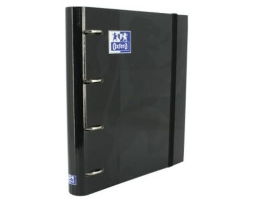 OXFORD CARPETA EUROPEANBINDER 4 ANILLAS CON GOMAS Y RECAMBIO A4+ NEGRO-IR40 OXFORD CARPETA EUROPEANBINDER 4 ANILLAS CON GOMAS Y RECAMBIO A4+ NEGRO