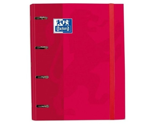 OXFORD CARPETA EUROPEANBINDER 4 ANILLAS CON GOMAS Y RECAMBIO A4+ ROJO-IR40 OXFORD CARPETA EUROPEANBINDER 4 ANILLAS CON GOMAS Y RECAMBIO A4+ ROJO
